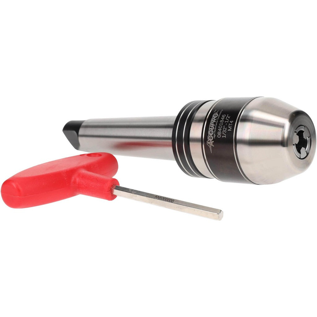 ACCUPRO Accupro HX01304000MSC Drill Chuck 4MT Taper Shank 1/2 in