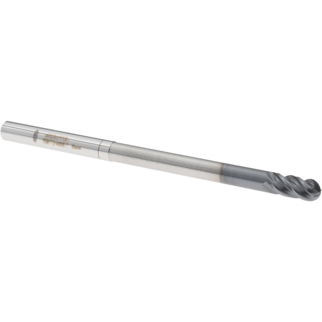 ACCUPRO Accupro 12177244 Ball End Mill 6mm 4 Flute Solid Carbide