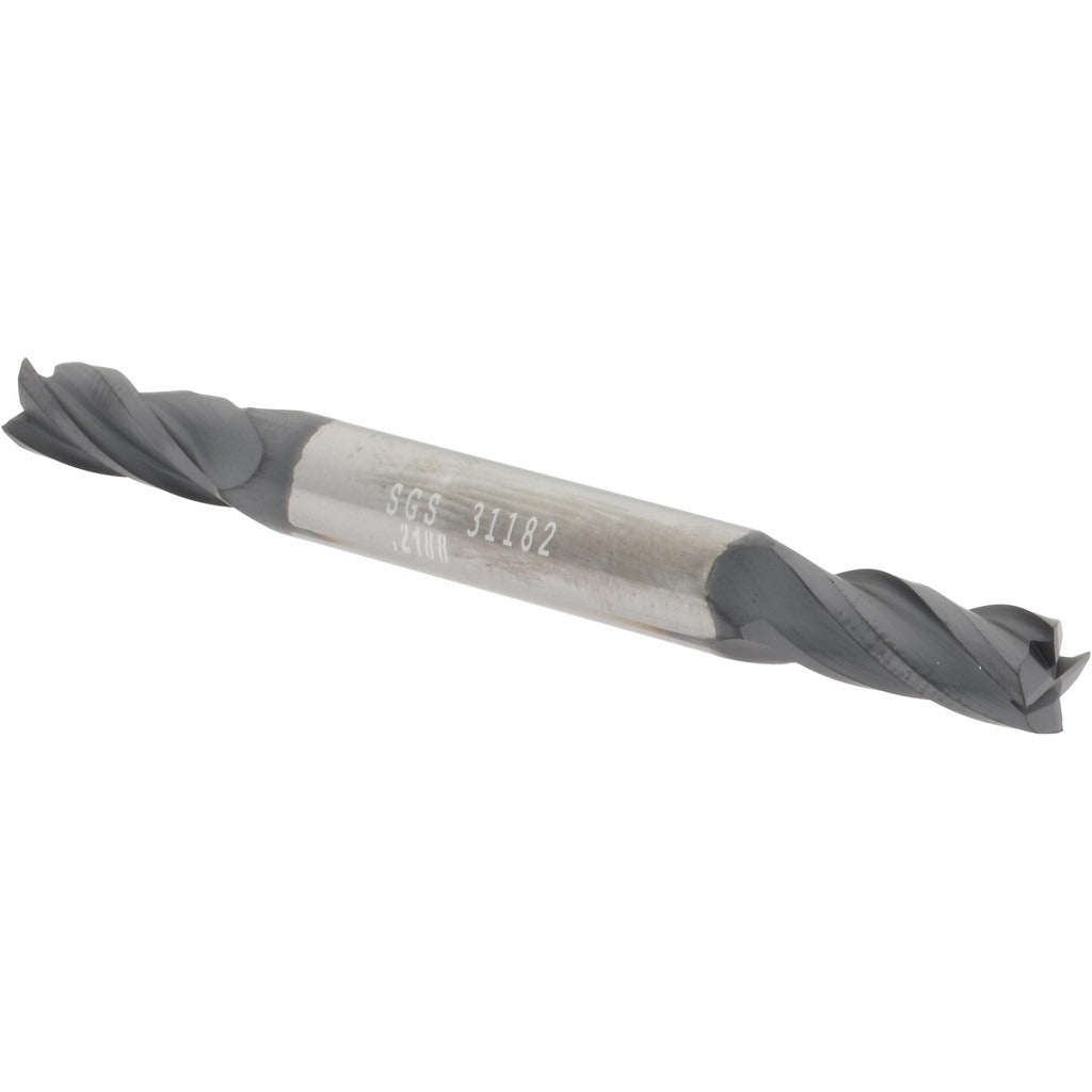 KYOCERA SGS PRECISION TOOLS Sgs 31182 Square End Mill 7/32 in 4 Flute Solid Carbide Altin