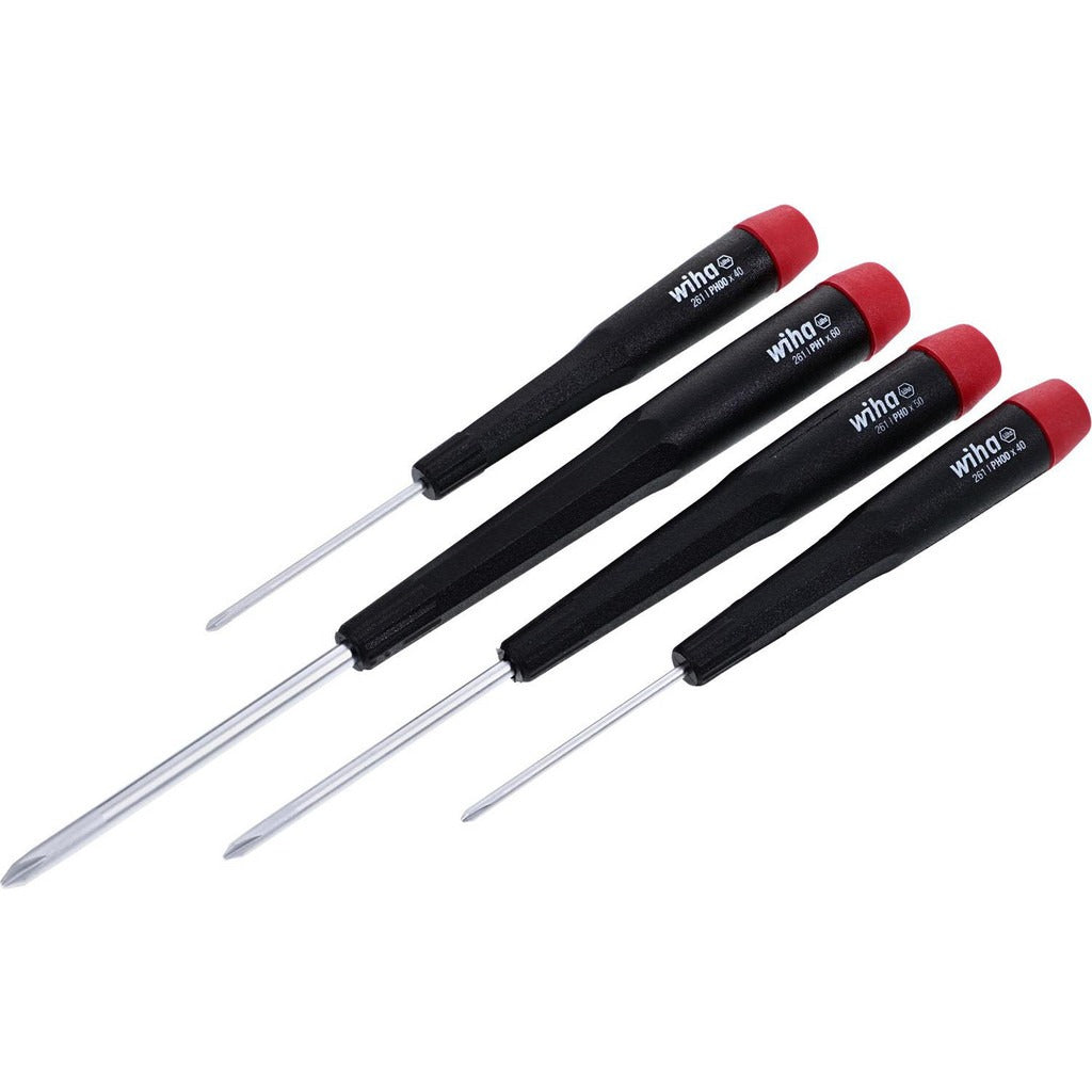 WIHA Wiha 26194 Precision Phillips Screwdriver Set 4 Piece