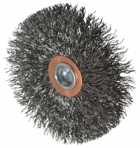 WEILER Weiler 90313 Crimped Carbon Steel Wheel Brush 3 in