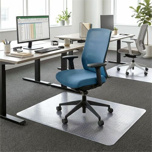 LORELL Lorell LLR02158 Chair Mat 46x60 in Low-pile Carpet Clear