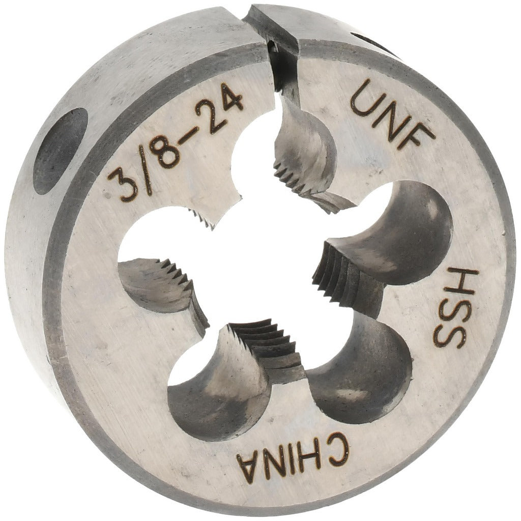 VALUE COLLECTION Value Collection 314-1150 Round Die 3/8-24 Unf 1 in Od Hss
