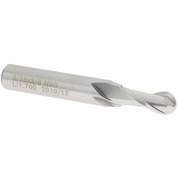 VALUE COLLECTION Value Collection 27793 Ball End Mill 5/16 in 2 Flute Hss