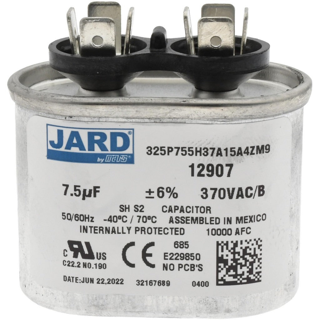 VALUE COLLECTION Value Collection 12907 Motor Run Capacitor 7.5 Mfd 370V