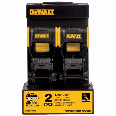 DEWALT Bcs International Inc. DXBC18002 Ratchet Strap 2 Pack