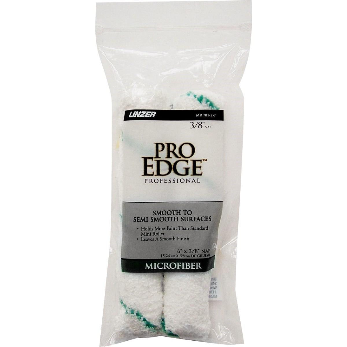 LINZER PRODUCTS Linzer Products MR701-20600 Project Select 6 In. Mini Microfiber Roller Cover Pack