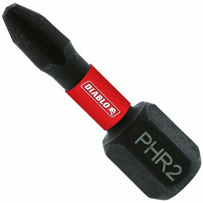 DIABLO Freud DPH2R1P2 Phillips Drive Bit 1 Inch 2R 2 Pack