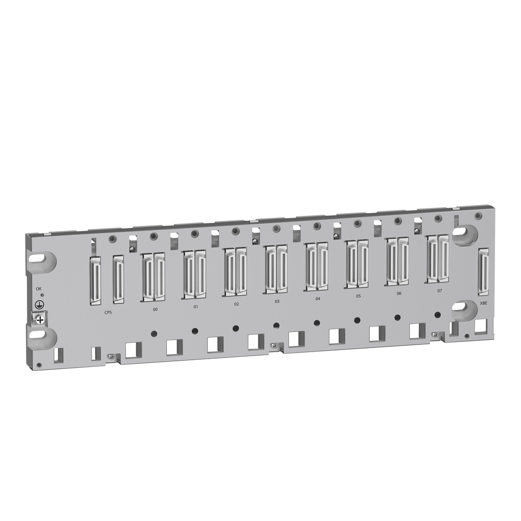 Schneider Electric BMEXBP0800 rack, Modicon X8 8 slots Ethernet backplane