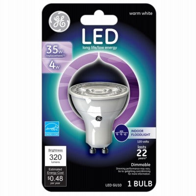 GE G E Lighting 93120701 Led MR16 Flood Bulb 3.7W GU10