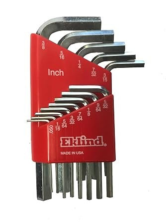 EKLIND Eklind 11113 L-Shape Hex Key Set 13-Piece SAE