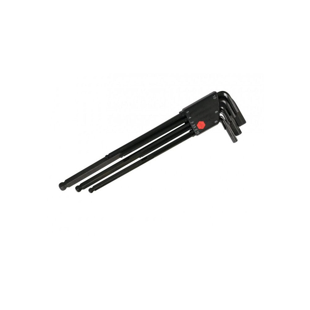 WIHA Wiha 36990 Long Arm Ball End Hex Key Set 9 Piece