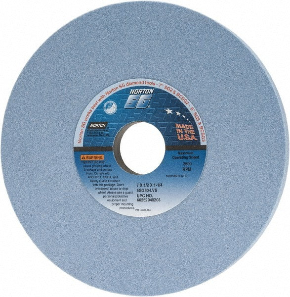 NORTON Norton 66252940203 Surface Grinding Wheel 80 Grit 7in