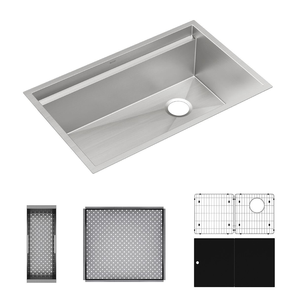 BSC PREFERRED Bsc Preferred CS30BPK Workstation Undermount Sink