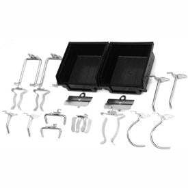 TRITON PRODUCTS Triton Products 918 Hook Bin Assortment 18 Piece Pegboard