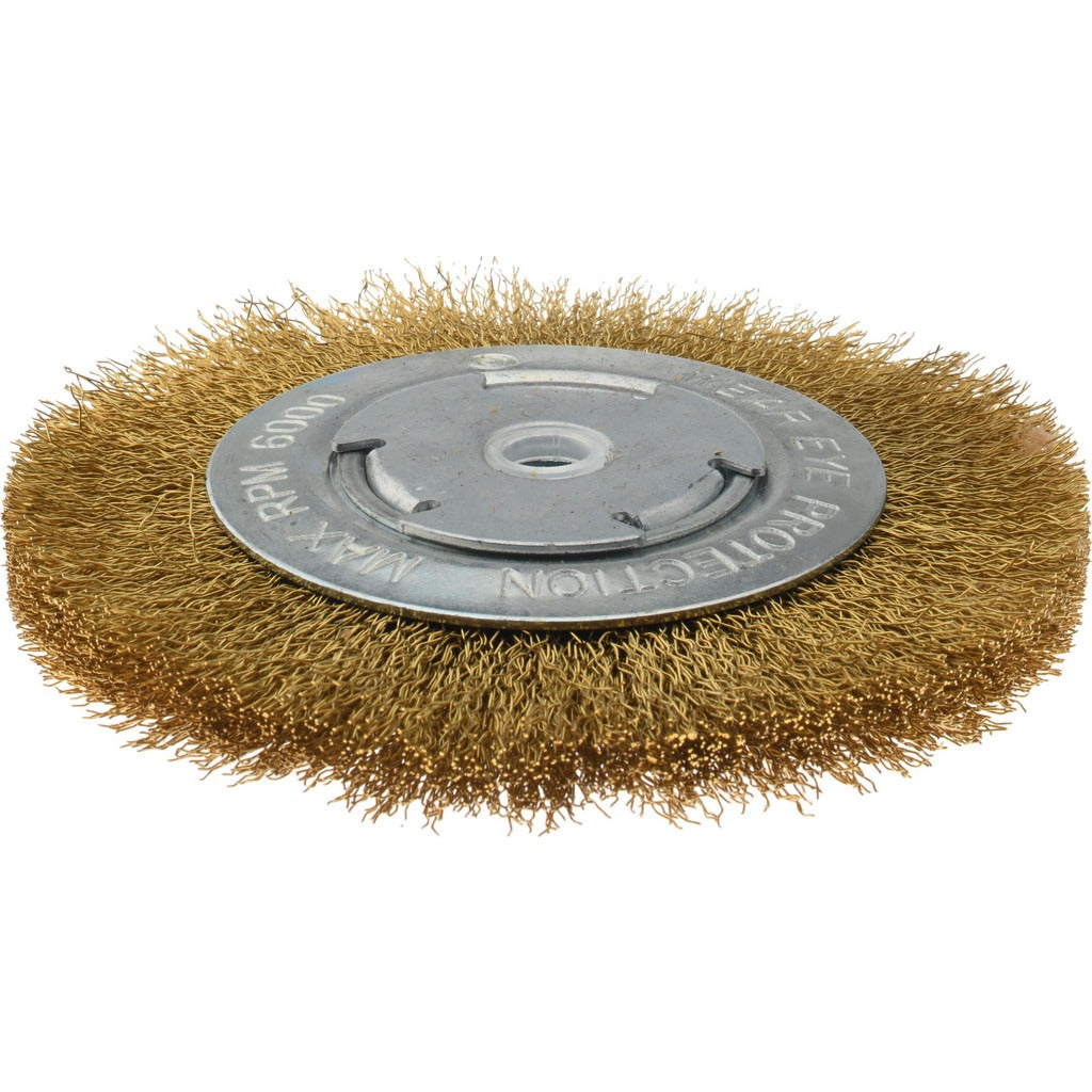VALUE COLLECTION Value Collection 0315012335 Wheel Brush 6 in Crimped Brass