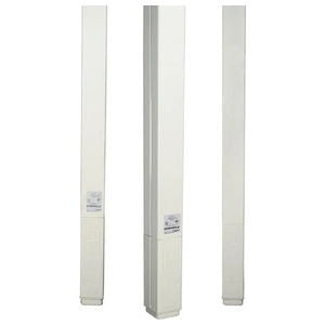 WIREMOLD Wiremold 25DTC-4 Tele-Power Blank Steel Pole 10 ft