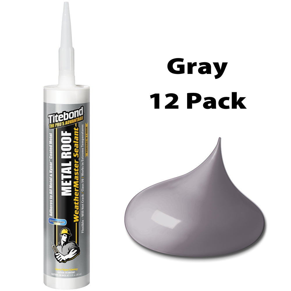 Titebond 62421 10.1 Oz Metal Roof Sealant Gray3