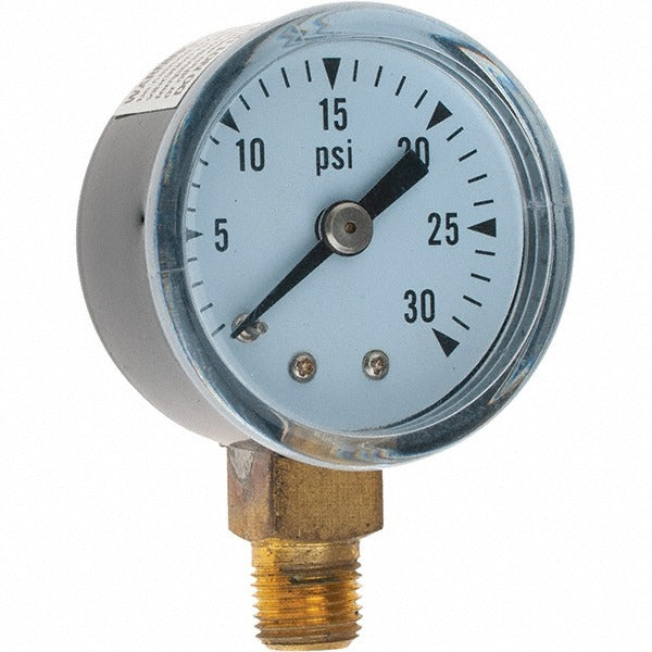 VALUE COLLECTION Value Collection 729251 Pressure Gauge 0-30 Psi Lower Mount