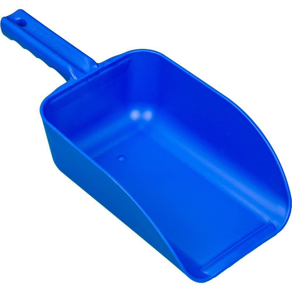 VIKAN Vikan 65003 Flat Bottom Scoop 82 Oz Blue Polypropylene
