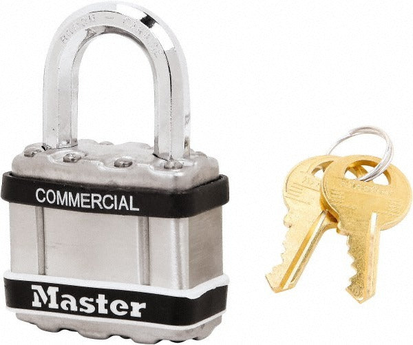 MASTER LOCK Master Lock M1KASTS Laminated Steel Padlock Keyed Alike