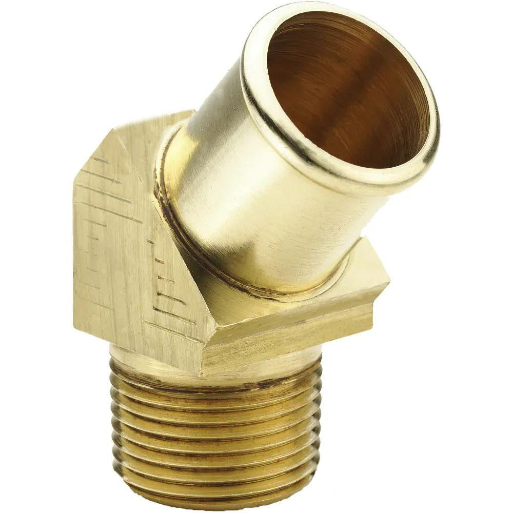PARKER Parker 179HB-10-8 Brass Barbed Hose Elbow 1/2 Npt