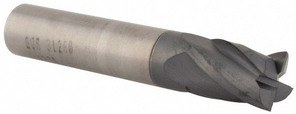 KYOCERA SGS PRECISION TOOLS Sgs 31260 Square End Mill 7/16 in 4 Flute Solid Carbide Altin
