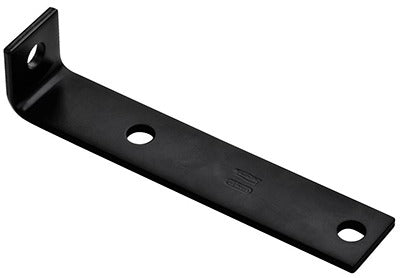 NATIONAL HARDWARE National Mfg N351-480 Corner Brace 7.5 in Black Steel 5 Pack
