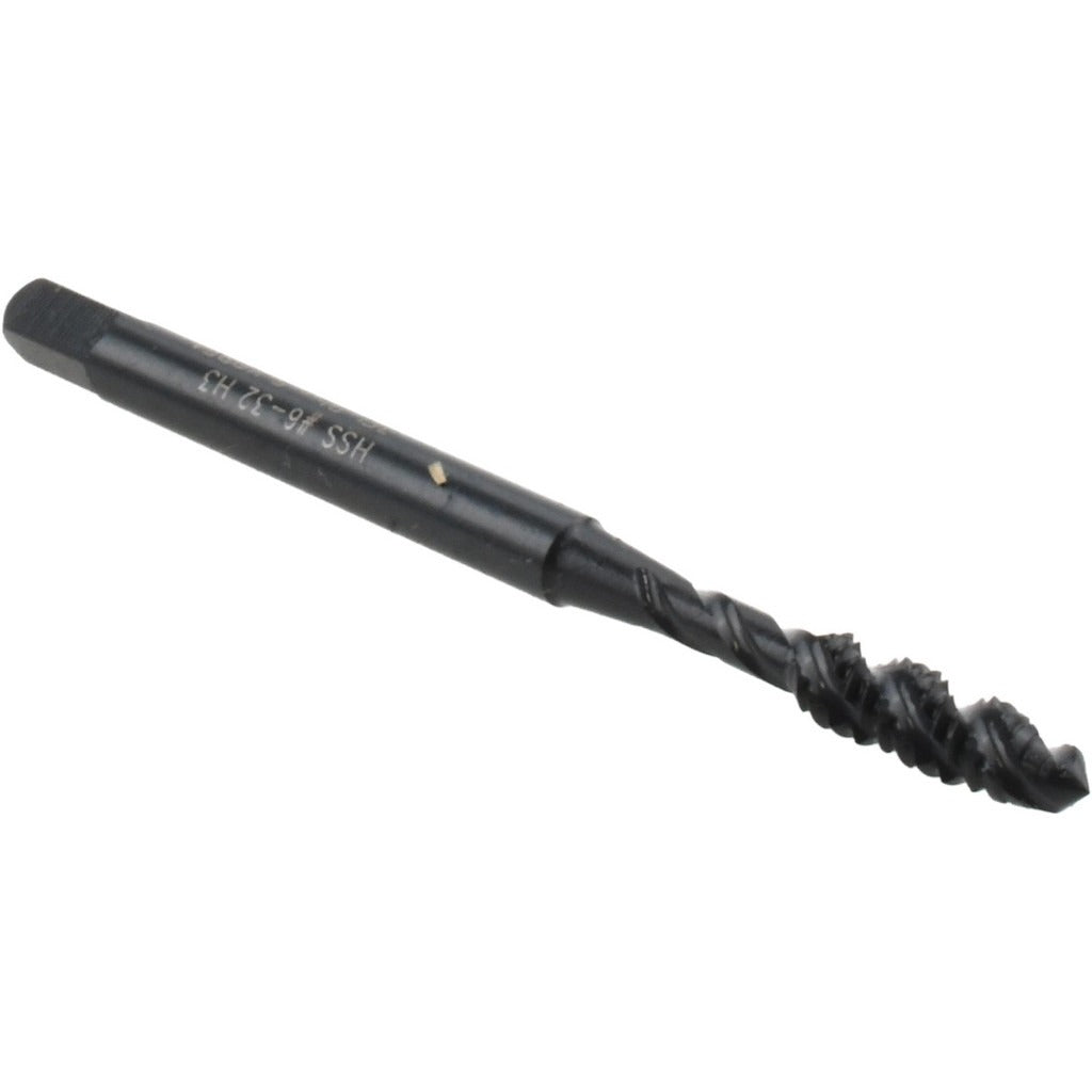 HERTEL Hertel K033002AS Spiral Flute Tap 6-32 Unc Hss Oxide