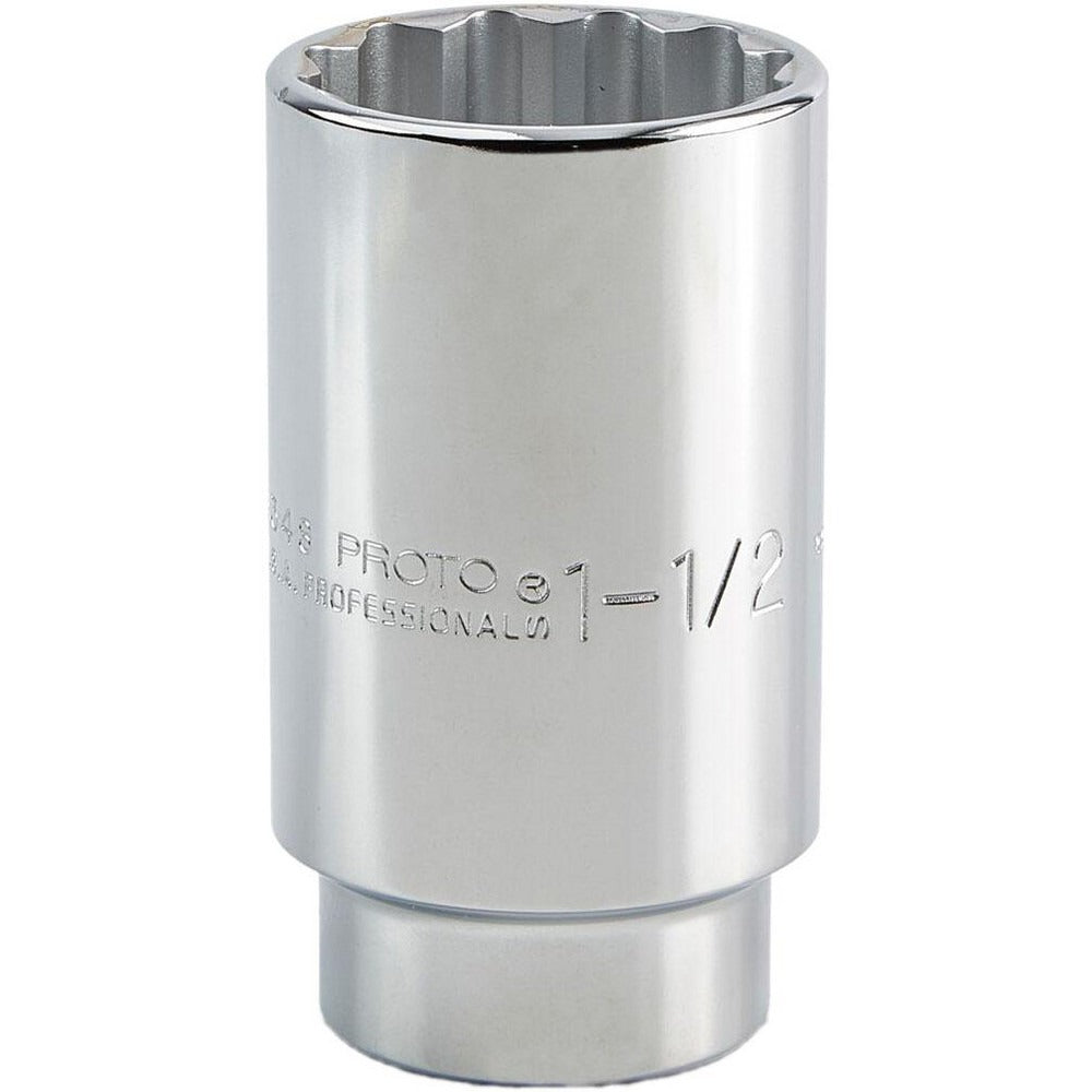 PROTO Proto J5348 Deep Hand Socket 8mm 6-point 3/8 Drive