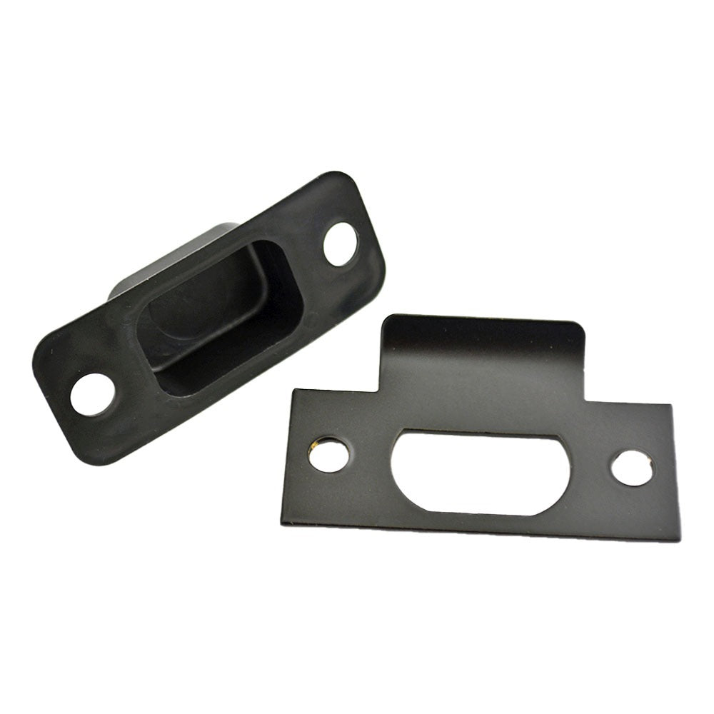 SCHLAGE Schlage Commercial 10001622 T Strike Dust Box Satin Black