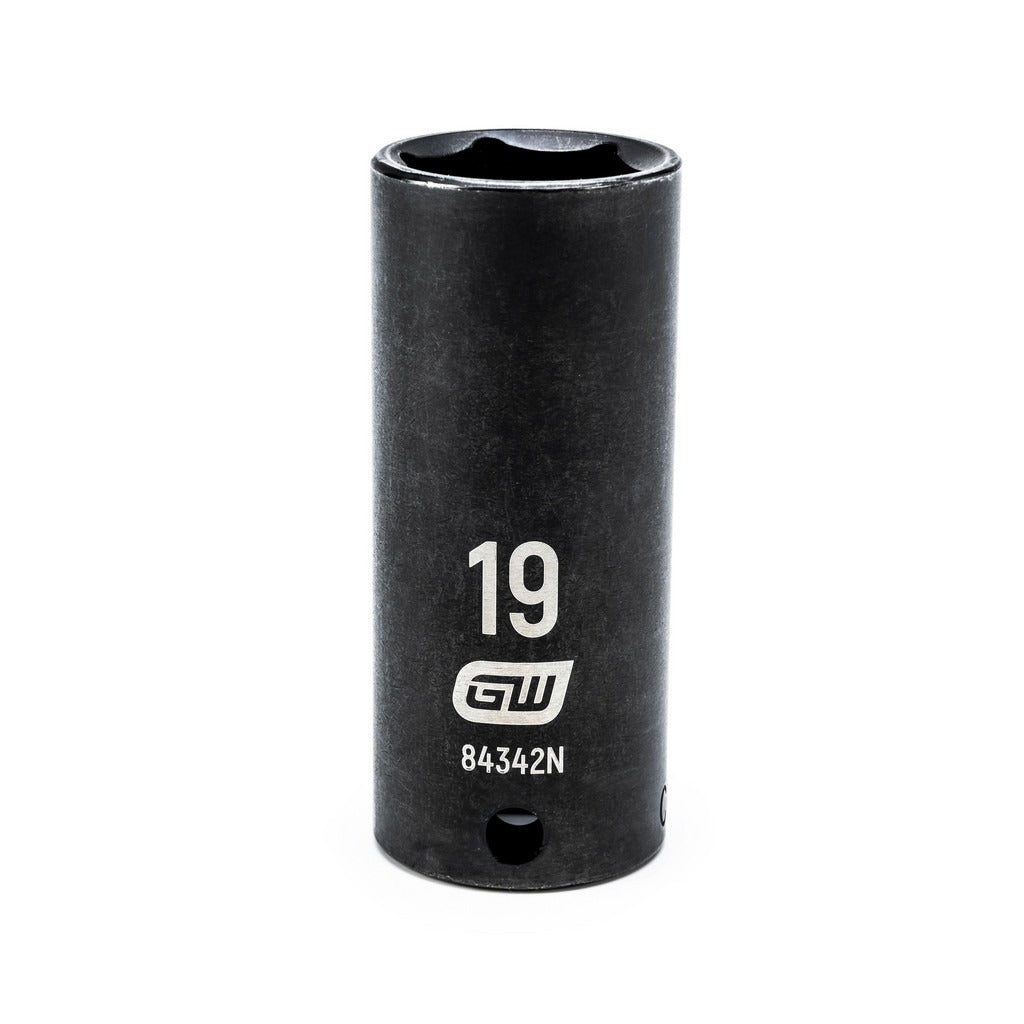 GEARWRENCH Gearwrench 84342N Impact Socket 3/8 in Drive 19mm