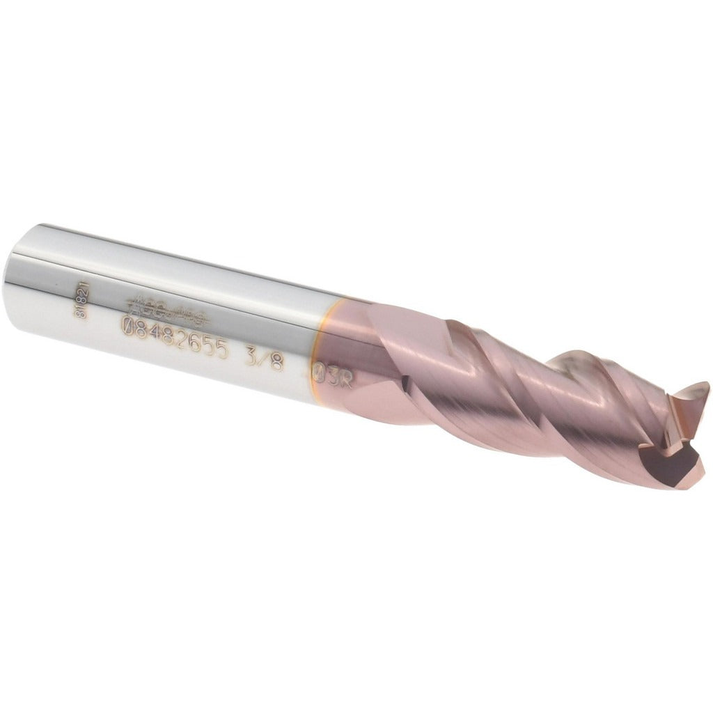 ACCUPRO Accupro 12182027 Corner Radius End Mill 3/8 in 3 Flute Ticn