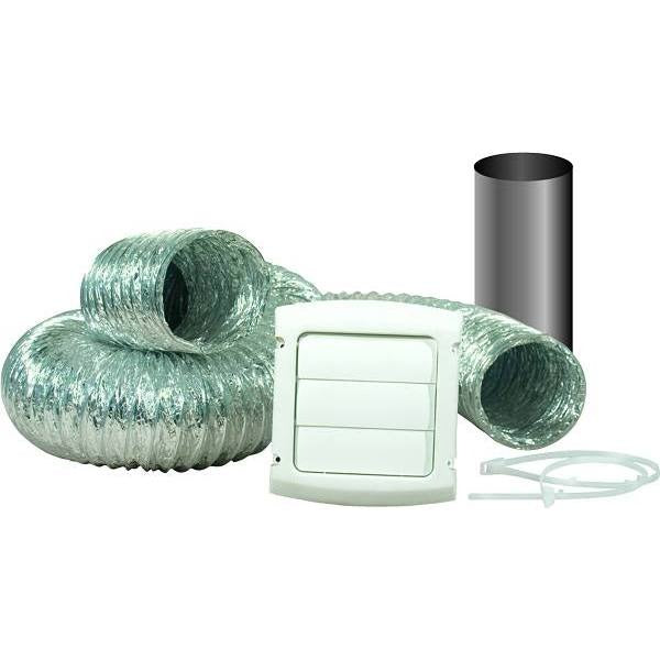 DUNDAS JAFINE Dundas Jafine TD48PVKZW6 ProVent Dryer Vent Kit 4 Inch (1 Pack) TD48PVK2