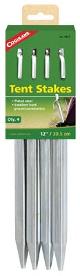COLEMAN Coleman Company 2000016445 Steel Tent Stakes 12 in 4pk