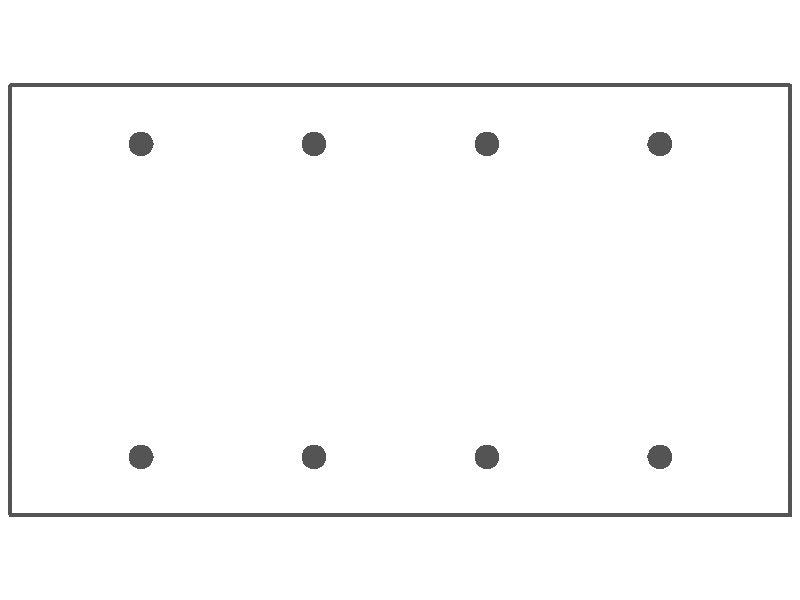 MULBERRY METAL PRODUCTS Mulberry Metal Products 86154 4-Gang Blank Wallplate (8.187 x 4.5 in)
