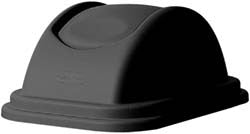 RUBBERMAID Rubbermaid FG306700BLA Dome Lid Round 41-1/4 Qt Black