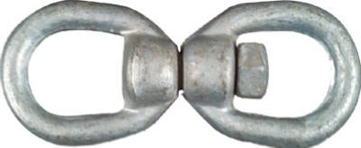 NATIONAL HARDWARE National Mfg N241-109 Swivel Open Round Eye Link 3/8 in