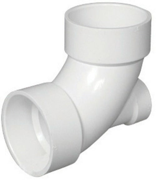 CHARLOTTE PIPE AND FOUNDRY CHARLOTTE PIPE AND FOUNDRY PVC003030800 PVC DWV 90 Degree Low Heel Inlet