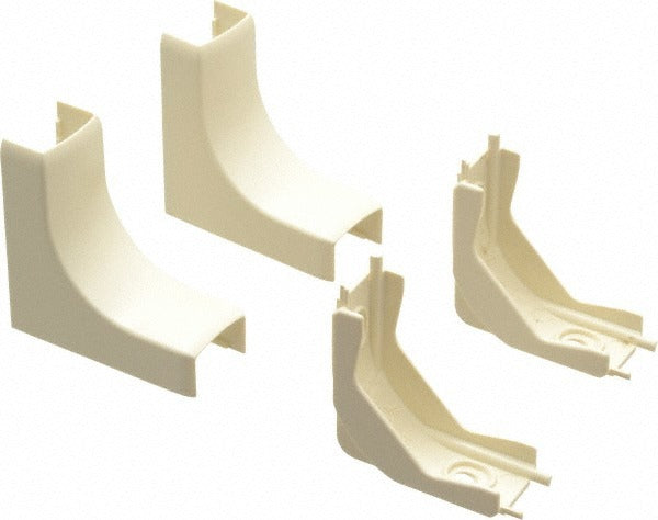 WIREMOLD Wiremold PN03F17V Raceway Elbow End Fitting Ivory