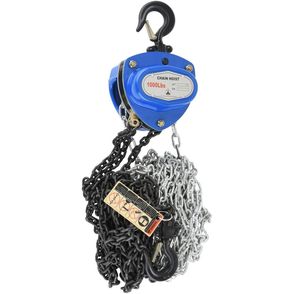 PRO-SOURCE Pro-source PSHSZ-0.5K-20 Hand Chain Hoist 1000 Lb 20 Ft