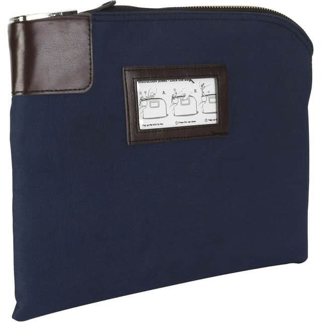 SPARCO Sparco SPR02868 Currency Bag Built-in Lock (8-1/2 inches W x 11 inches L x 1/2 inches H)
