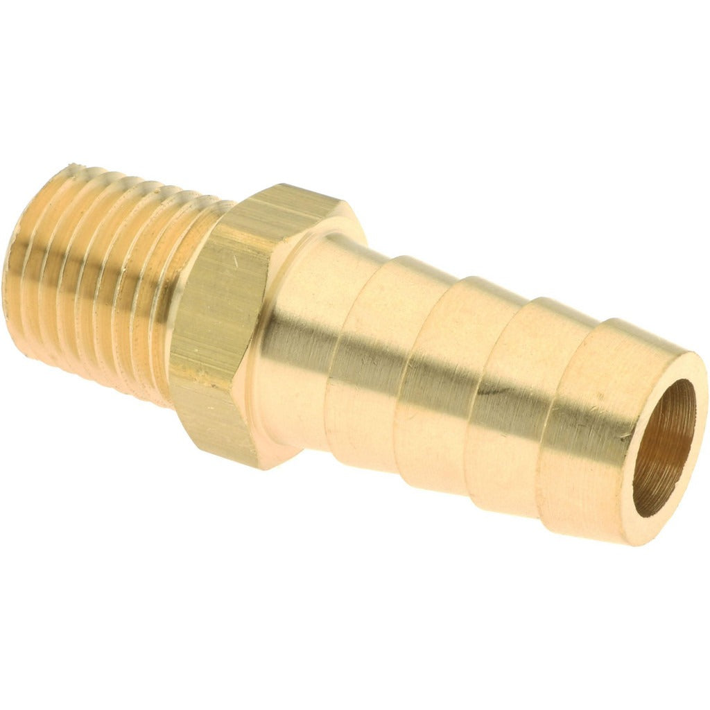 DIXON VALVE & COUPLING Dixon Valve Coupling DV-00207 Barbed Hose Adapter Brass 5pk