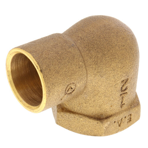 Everflow CCFL0012-NL 1/2 C x F Cast Brass 90-Degree Elbow Lead Free