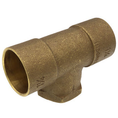 Everflow CCFT1141-NL | 1-1/4 x 1-1/4 x 1 NOM Cast Brass Reducing Tee C x C x F Lead Free