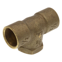 Everflow CCFT1238-NL 1/2 x 1/2 x 3/8 C x C x F Cast Brass Tee (Lead Free)