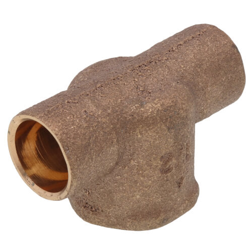 Everflow CCFT2212-NL | 2 X 2 X 1/2 NOM Cast Brass Reducing Tee C X C X F Lead Free