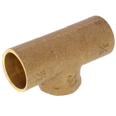 Everflow CCFT3412-NL 3/4 X 3/4 X 1/2 NOM Cast Brass Reducing Tee C X C X F Lead Free