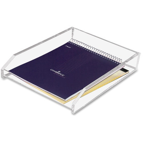 KANTEK Kantek KTKAD10 Single Letter Tray Clear Acrylic