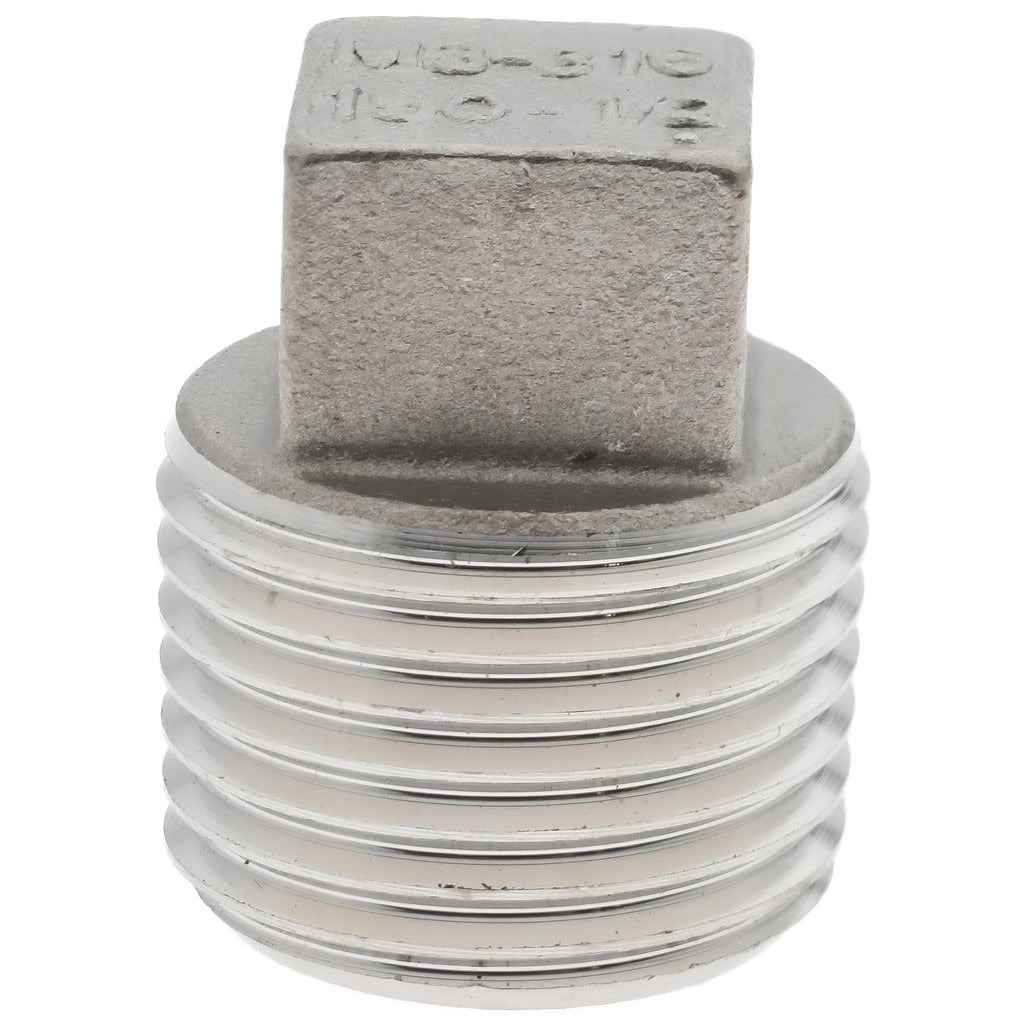 VALUE COLLECTION Value Collection 6SQ1/2 Pipe Square Head Plug 1/2 in 316 Ss